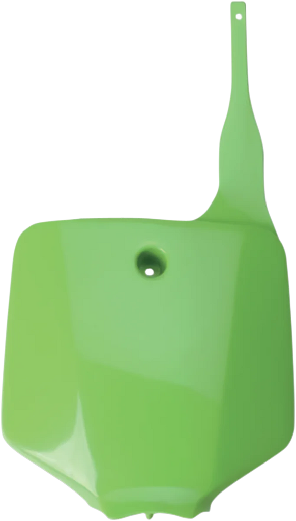 UFO Front Number Plate - KX Green - Main Product View