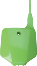 Load image into Gallery viewer, UFO Front Number Plate - KX Green - Main Product View