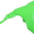 Load image into Gallery viewer, UFO Front Number Plate - KX Green - Main Product View