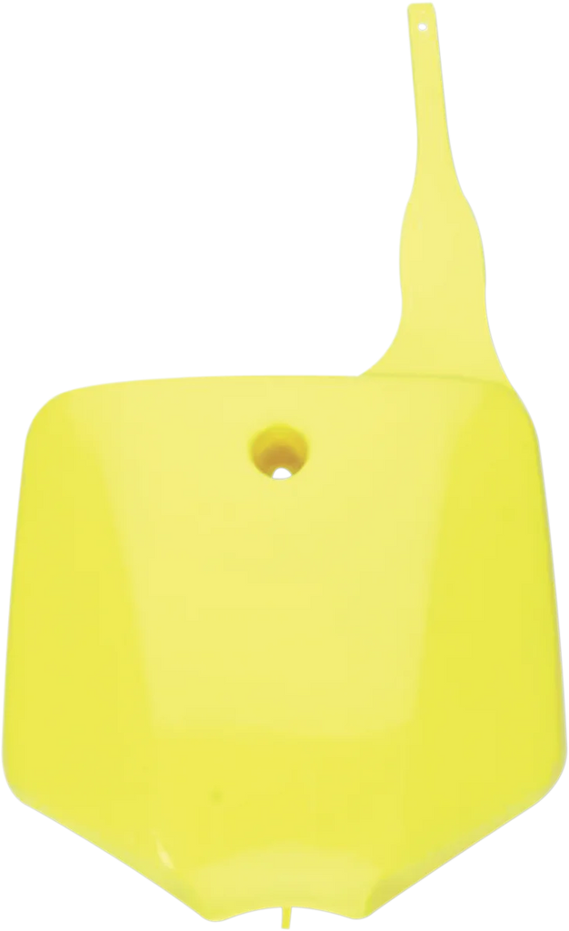UFO Front Number Plate - Neon Yellow - Main Product View