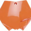 Load image into Gallery viewer, UFO Front Number Plate - Orange - Main Product View