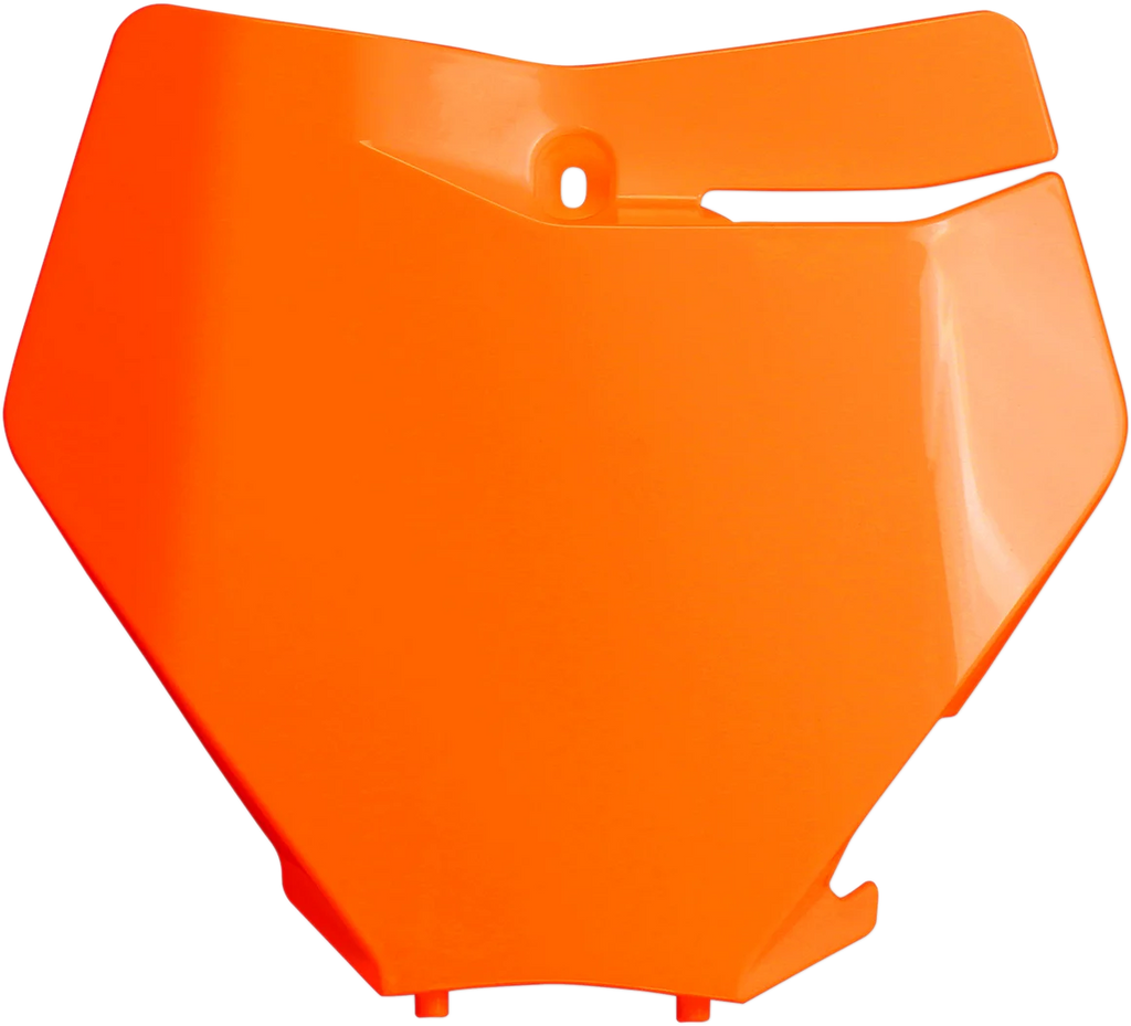 UFO Front Number Plate - Orange - Main Product View