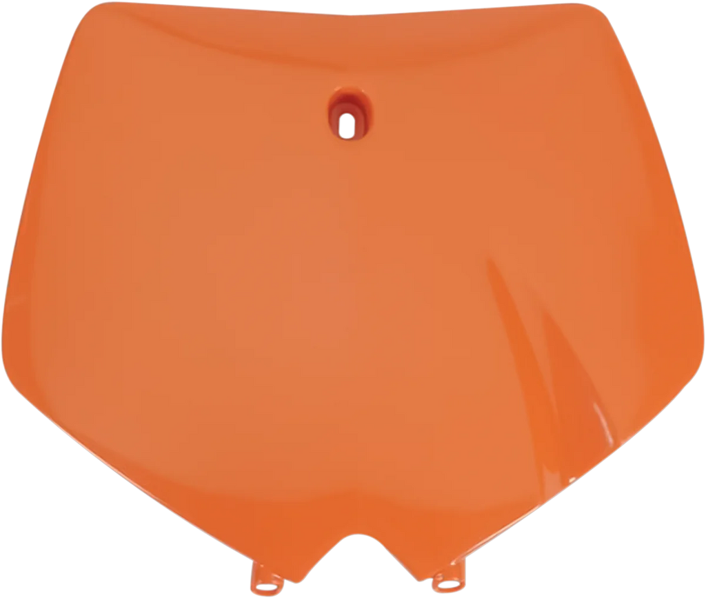 UFO Front Number Plate - Orange - Main Product View