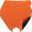 Load image into Gallery viewer, UFO Front Number Plate - Orange KT03075-127 - Main Product View