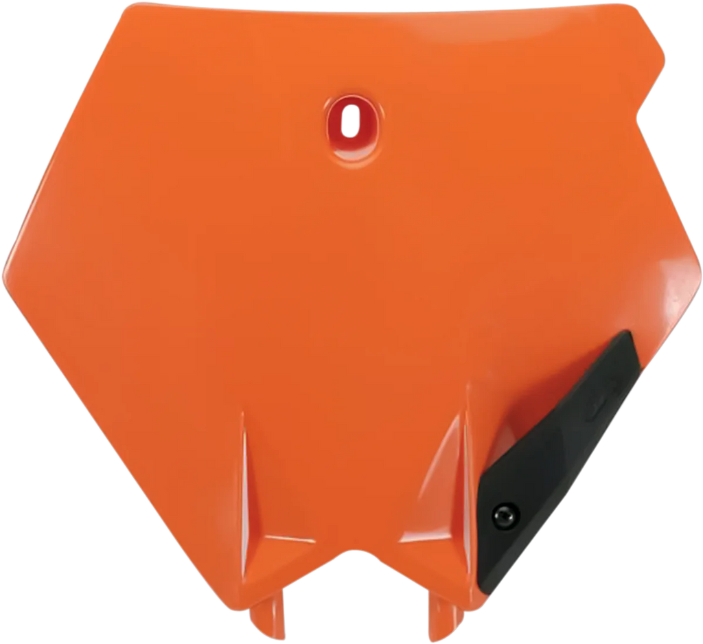 UFO Front Number Plate - Orange KT03075-127 - Main Product View