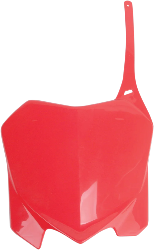 UFO Front Number Plate - Red - Main Product View