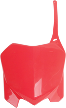 Load image into Gallery viewer, UFO Front Number Plate - Red - Main Product View