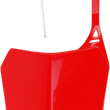 Load image into Gallery viewer, UFO Front Number Plate - Red - Main Product View