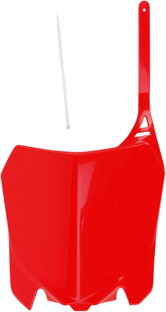 UFO Front Number Plate - Red - Main Product View