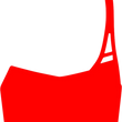 Load image into Gallery viewer, UFO Front Number Plate - Red - Main Product View