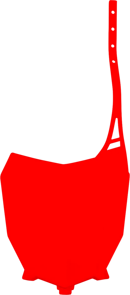 UFO Front Number Plate - Red - Main Product View