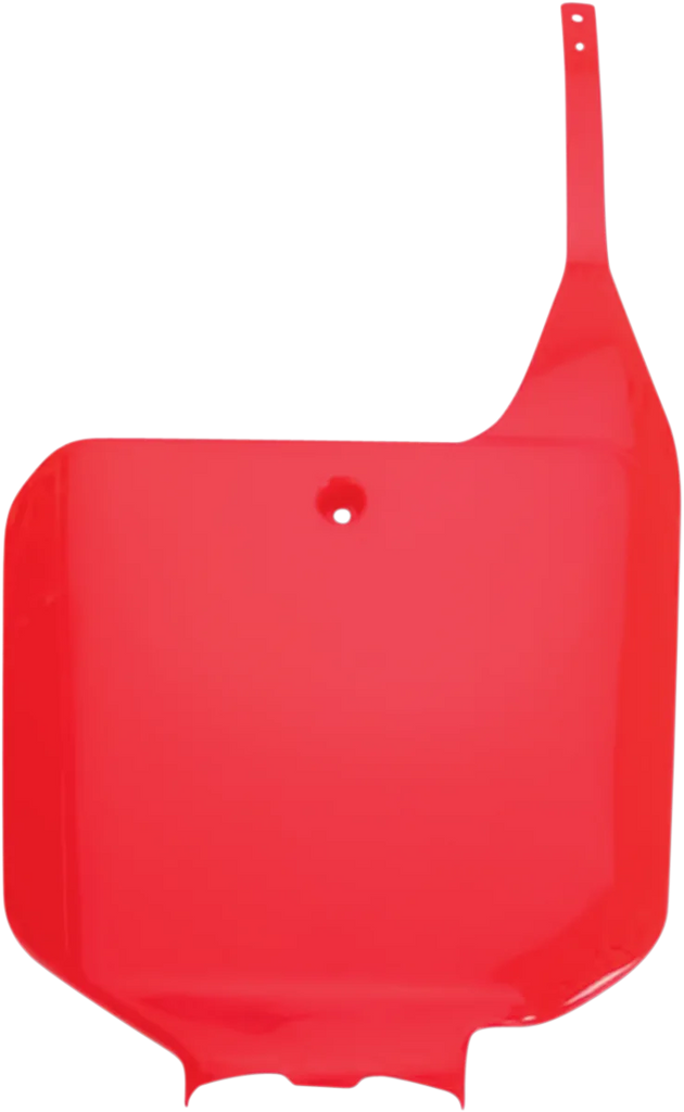 UFO Front Number Plate - Red - Main Product View