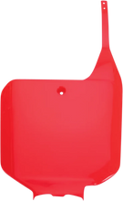 Load image into Gallery viewer, UFO Front Number Plate - Red - Main Product View