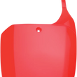 Load image into Gallery viewer, UFO Front Number Plate - Red - Main Product View