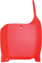 Load image into Gallery viewer, UFO Front Number Plate - Red - Main Product View