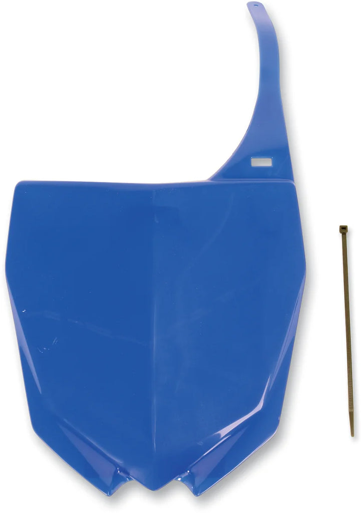 UFO Front Number Plate - Reflex Blue - Main Product View