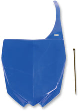 Load image into Gallery viewer, UFO Front Number Plate - Reflex Blue - Main Product View