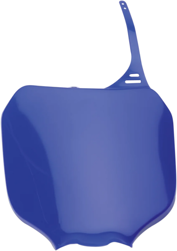 UFO Front Number Plate - Reflex Blue - Main Product View
