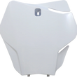 Load image into Gallery viewer, UFO Front Number Plate - White - Main Product View