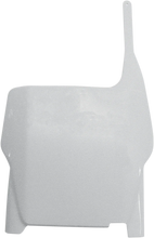 Load image into Gallery viewer, UFO Front Number Plate - White - Main Product View