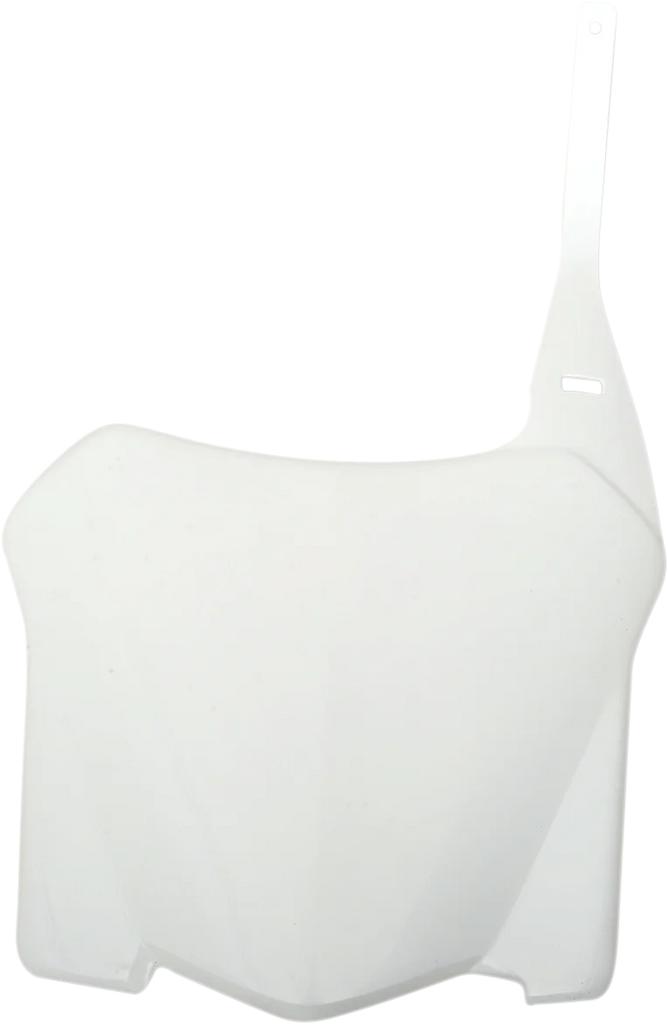 UFO Front Number Plate - White - Main Product View