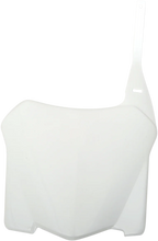 Load image into Gallery viewer, UFO Front Number Plate - White - Main Product View