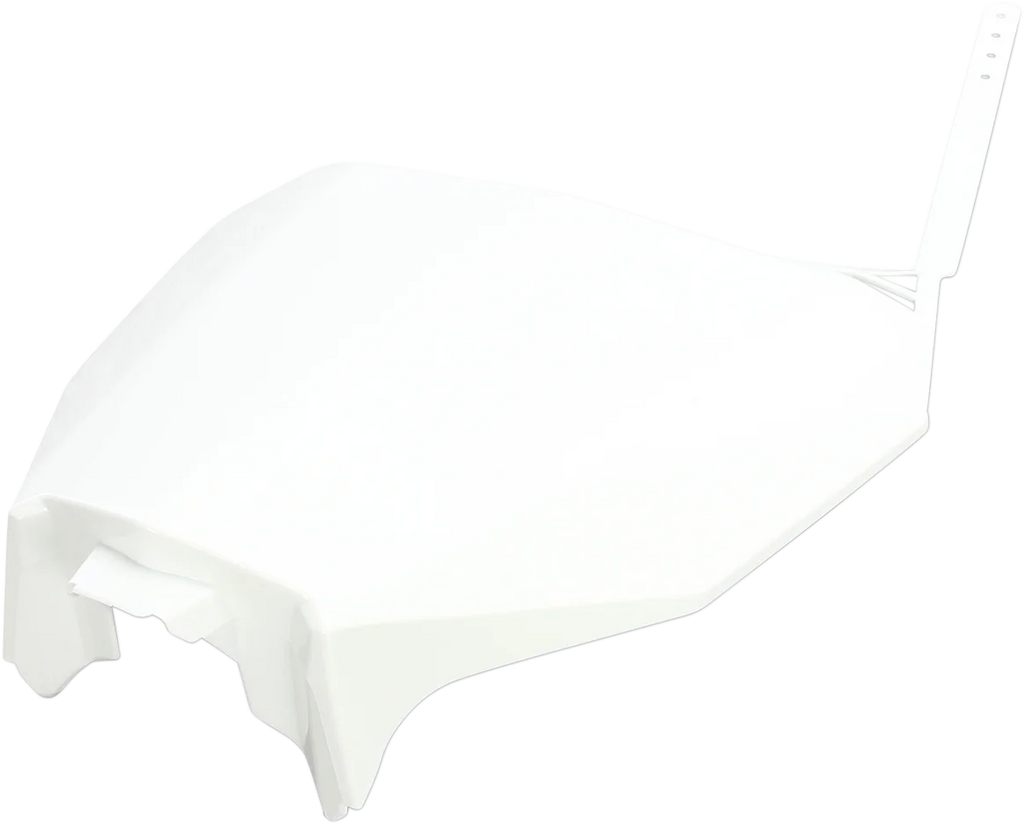 UFO Front Number Plate - White - Main Product View