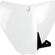 Load image into Gallery viewer, UFO Front Number Plate - White - Main Product View