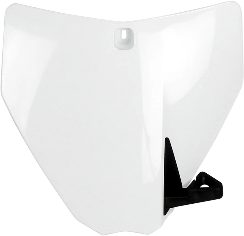 UFO Front Number Plate - White - Main Product View