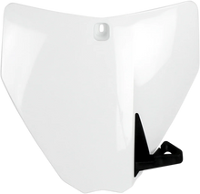 Load image into Gallery viewer, UFO Front Number Plate - White - Main Product View