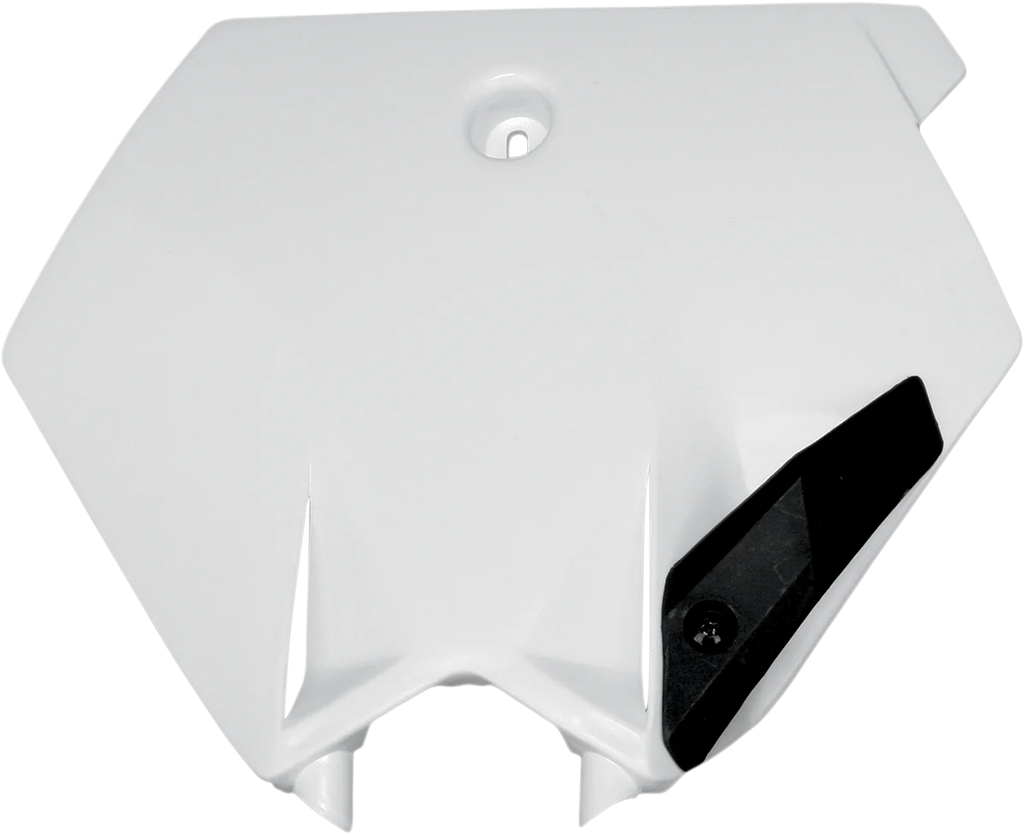 UFO Front Number Plate - White - Main Product View