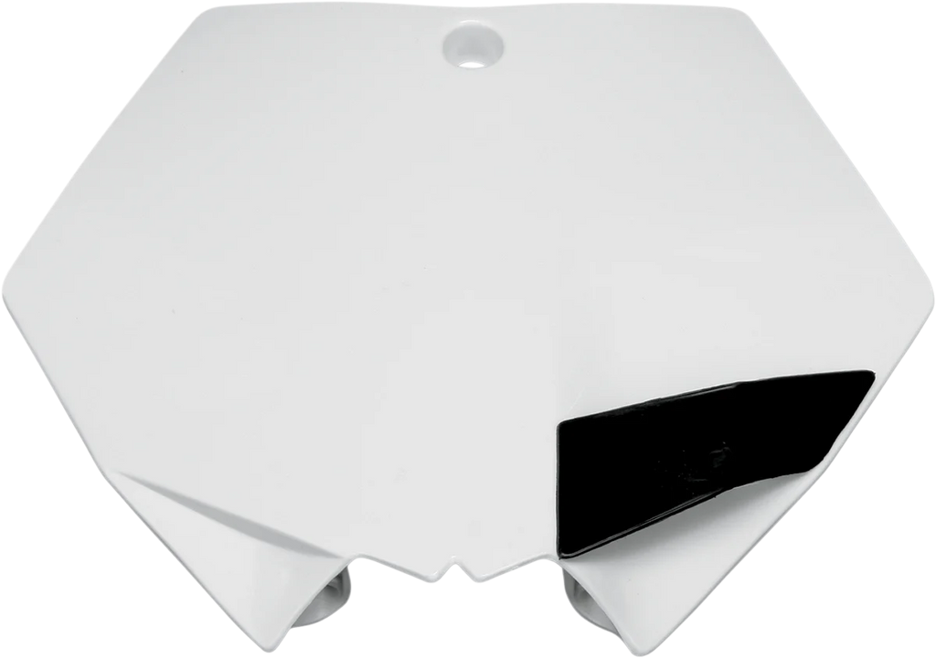 UFO Front Number Plate - White - Main Product View