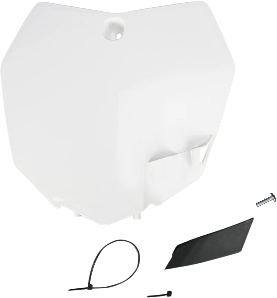 UFO Front Number Plate - White - Main Product View