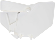 Load image into Gallery viewer, UFO Front Number Plate - White - Main Product View