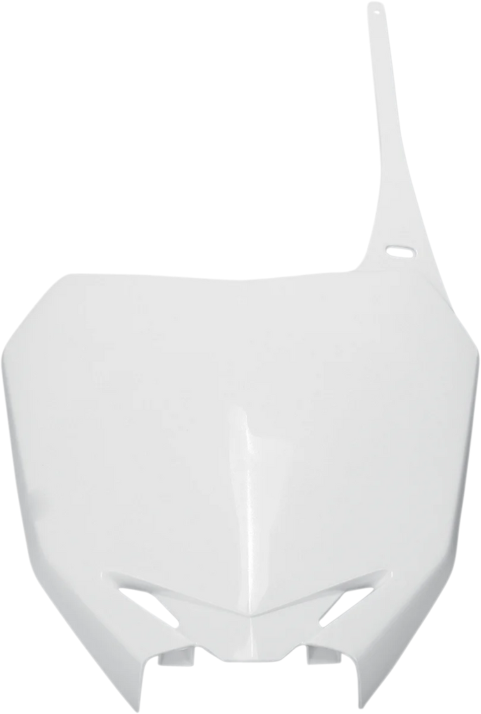 UFO Front Number Plate - White - Main Product View