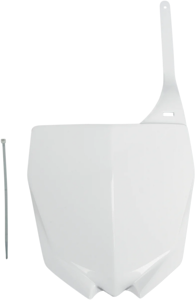 UFO Front Number Plate - White - Main Product View