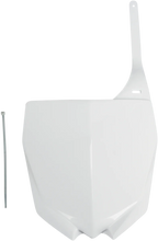 Load image into Gallery viewer, UFO Front Number Plate - White - Main Product View