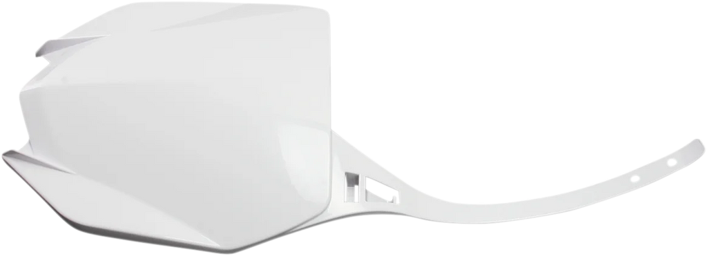 UFO Front Number Plate - White - Main Product View
