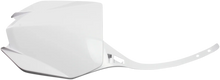 Load image into Gallery viewer, UFO Front Number Plate - White - Main Product View