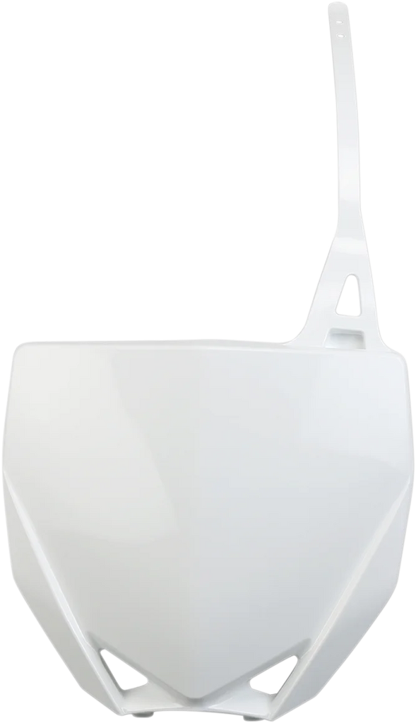UFO Front Number Plate - White - Main Product View