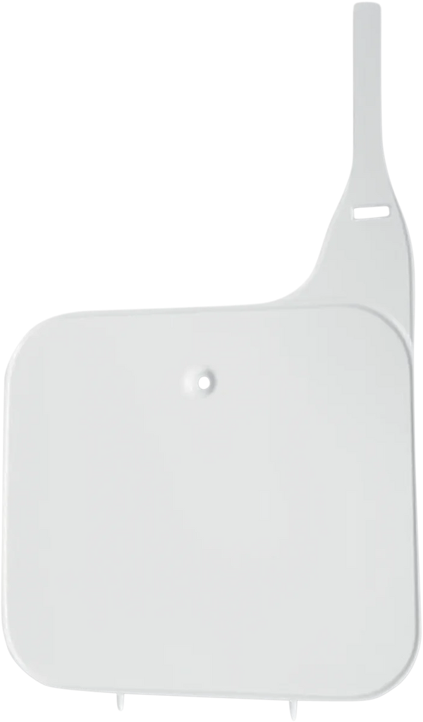 UFO Front Number Plate - White - Main Product View
