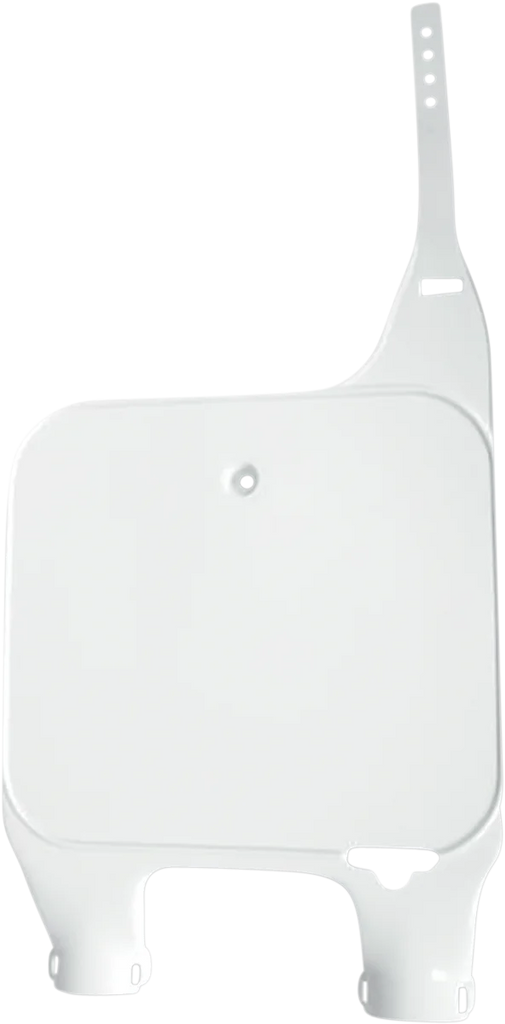 UFO Front Number Plate - White - Main Product View