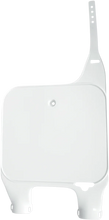Load image into Gallery viewer, UFO Front Number Plate - White - Main Product View