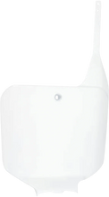 Load image into Gallery viewer, UFO Front Number Plate - White - Main Product View