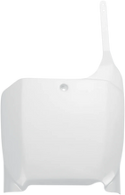 Load image into Gallery viewer, UFO Front Number Plate - White - Main Product View