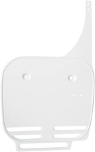 Load image into Gallery viewer, UFO Front Number Plate - White - Main Product View