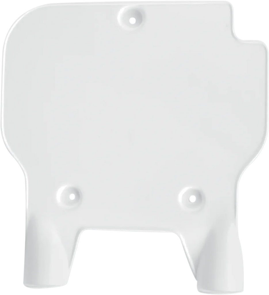 UFO Front Number Plate - White - Main Product View