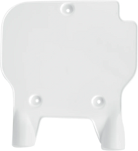 Load image into Gallery viewer, UFO Front Number Plate - White - Main Product View