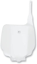 Load image into Gallery viewer, UFO Front Number Plate - White - Main Product View