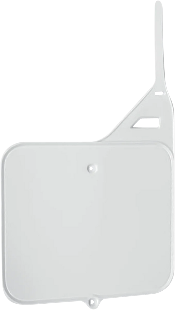 UFO Front Number Plate - White - Main Product View
